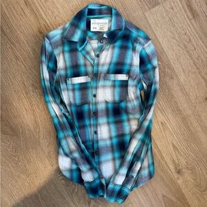 Aeropostale Blue Plaid Shirt